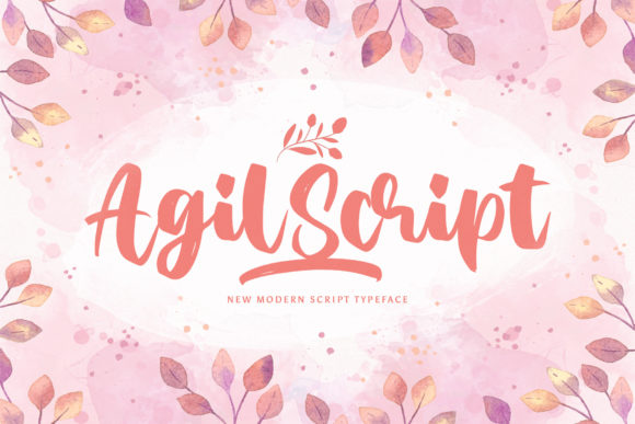 Agil Script: A Playful Font for Editorial Design