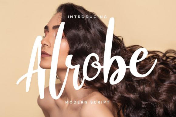 Alrobe Script: Elegant Handwritten Font
