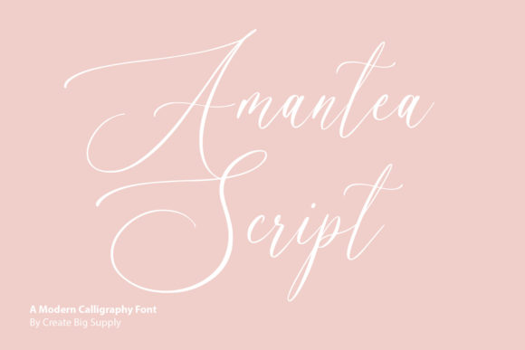 Amantea Script: A Graceful Display Font