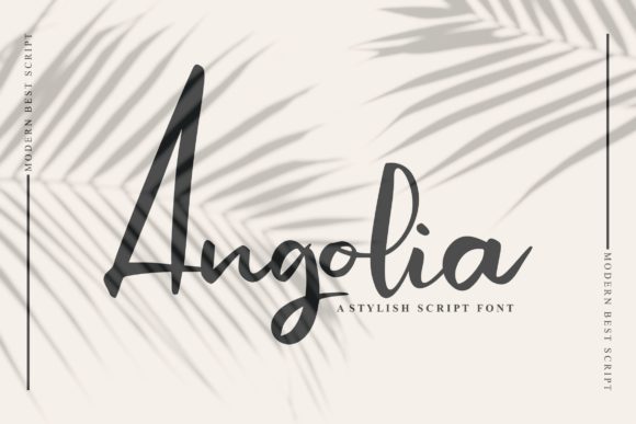 Angolia Script: Elegant Handwritten Font