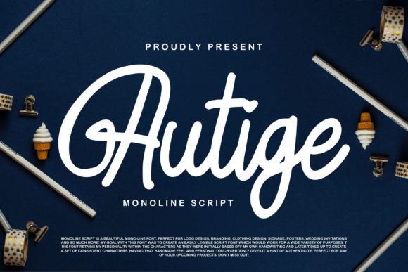 Autige Script: A Vintage Font for Modern Campaigns