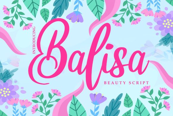 Beautiful Balisa Script Font