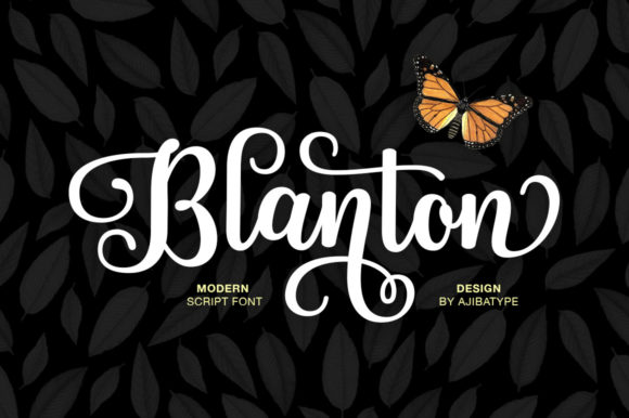 Blanton Script: Elegant Typography for Branding