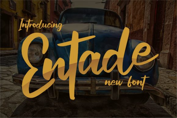 Entade Script: A Stylish Font for Creative Projects