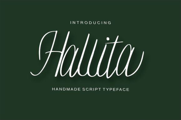 Hallita Script: Elegant Typography for Editorial Design