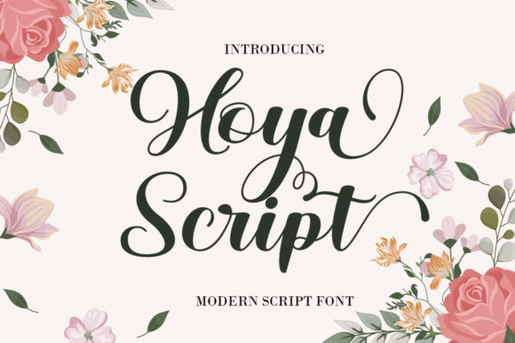 Hoya Script: A Handwritten Font for Editorial Design