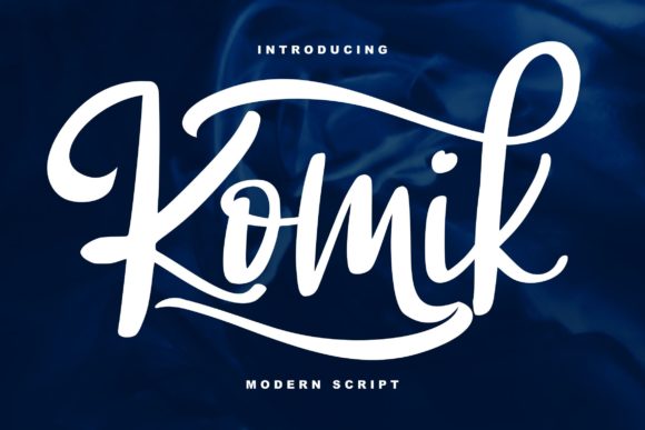 Komik Script: A Vintage Style Font for Web Design