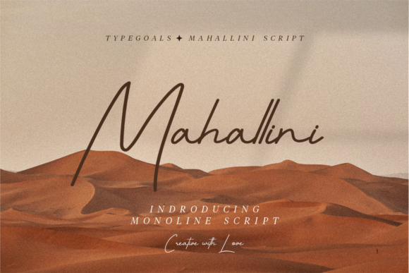 Mahallini Script: A Graceful Font for Creative Projects