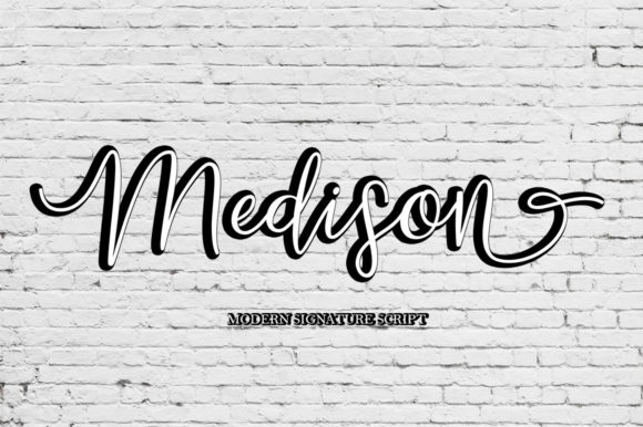 Medison Script: A Luxurious Font for Campaigns