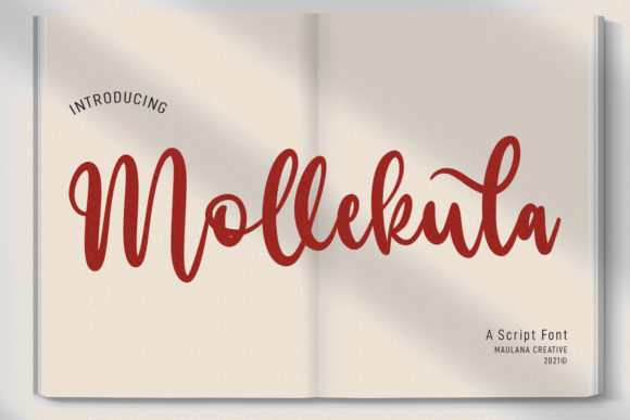 Mollekula Script: Elegant Handwritten Font