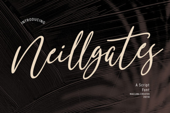 Neillgates Script: A Stylish Display Font