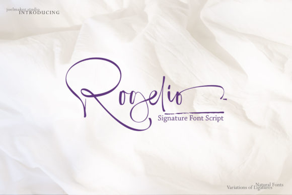 Rogelio Script: Elegant Handwritten Font