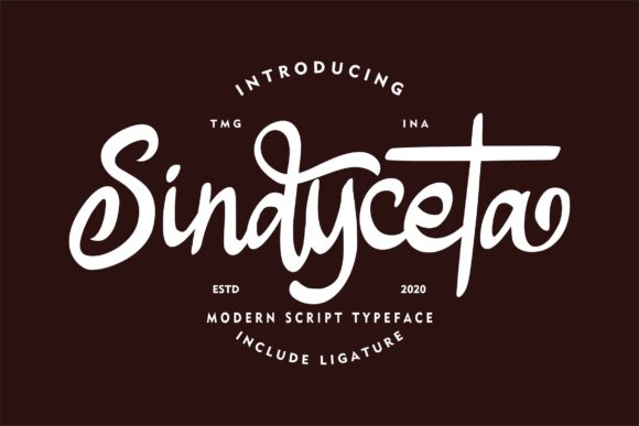 Sindyceta Script: A Vintage Script for Creative Projects