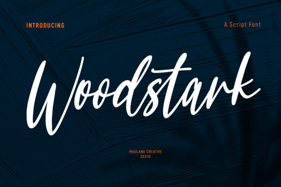 Woodstark Script: A Stylish Font for Business Branding