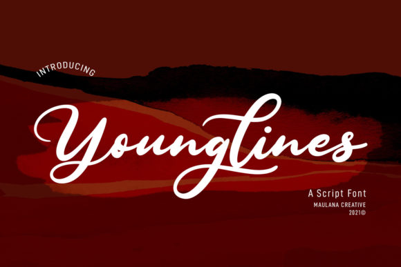 Younglines Script: A Elegant Display Font